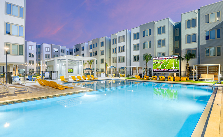 Resort style pool