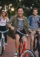 group of students riding bikes