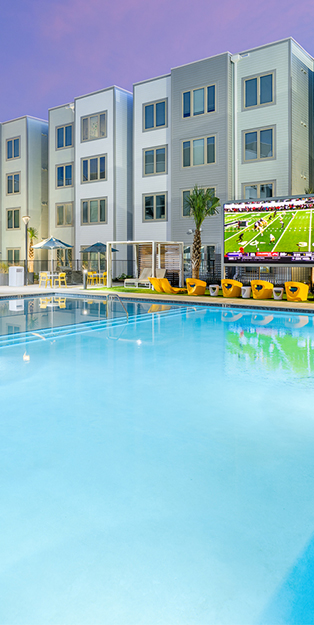 resort style pool