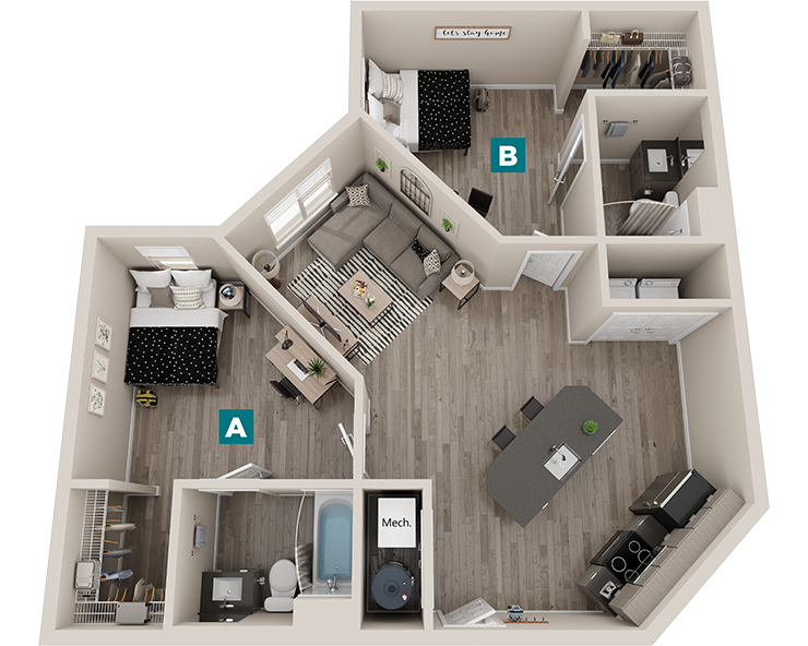 B2 Floor plan