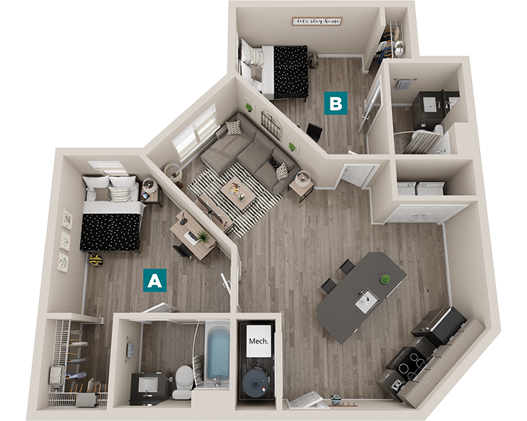 B2.1 Floor plan